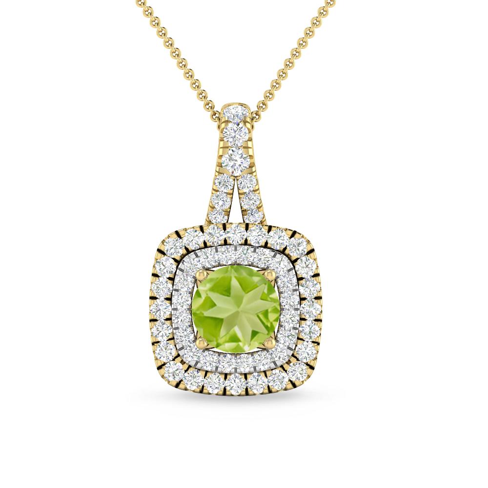 Yellow Gold - Peridot