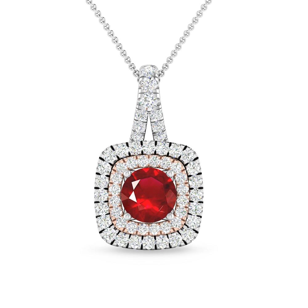 White Gold - Ruby