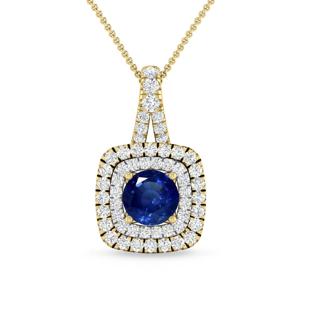 Yellow Gold - Sapphire