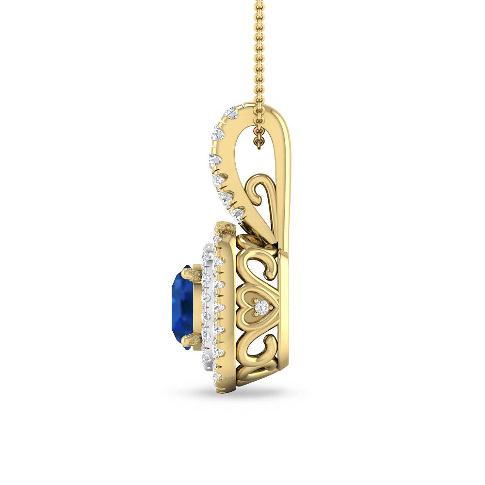 Yellow Gold - Sapphire