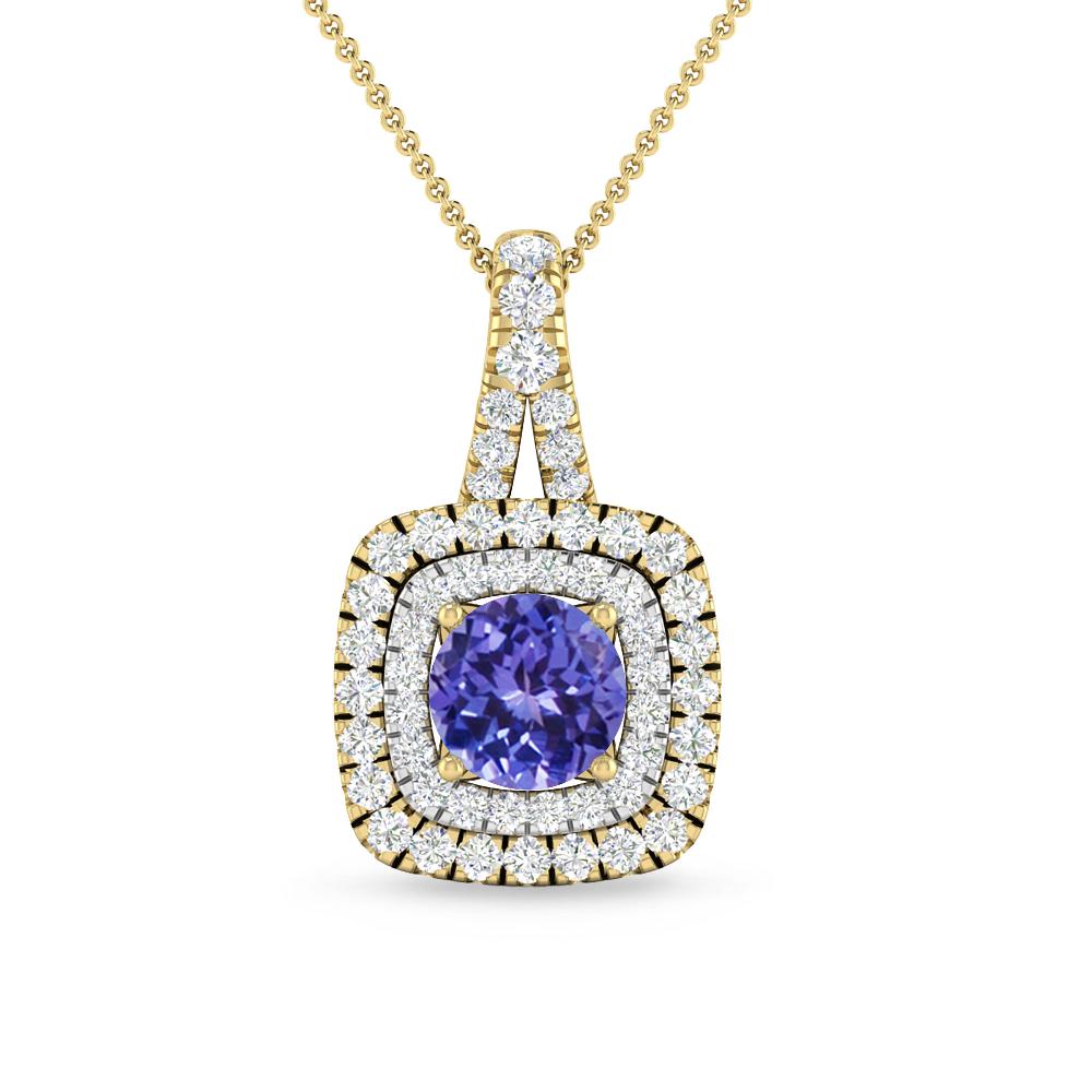 Yellow Gold - Tanzanite