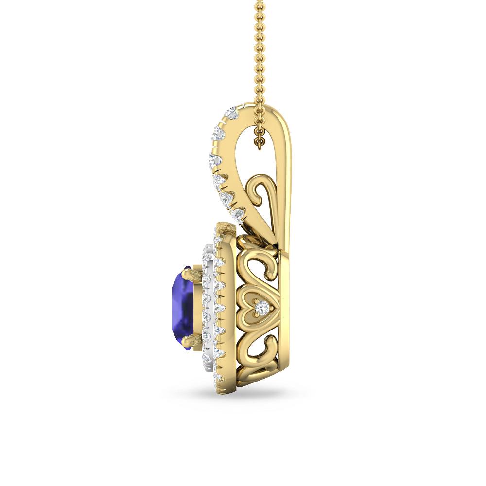 Yellow Gold - Tanzanite