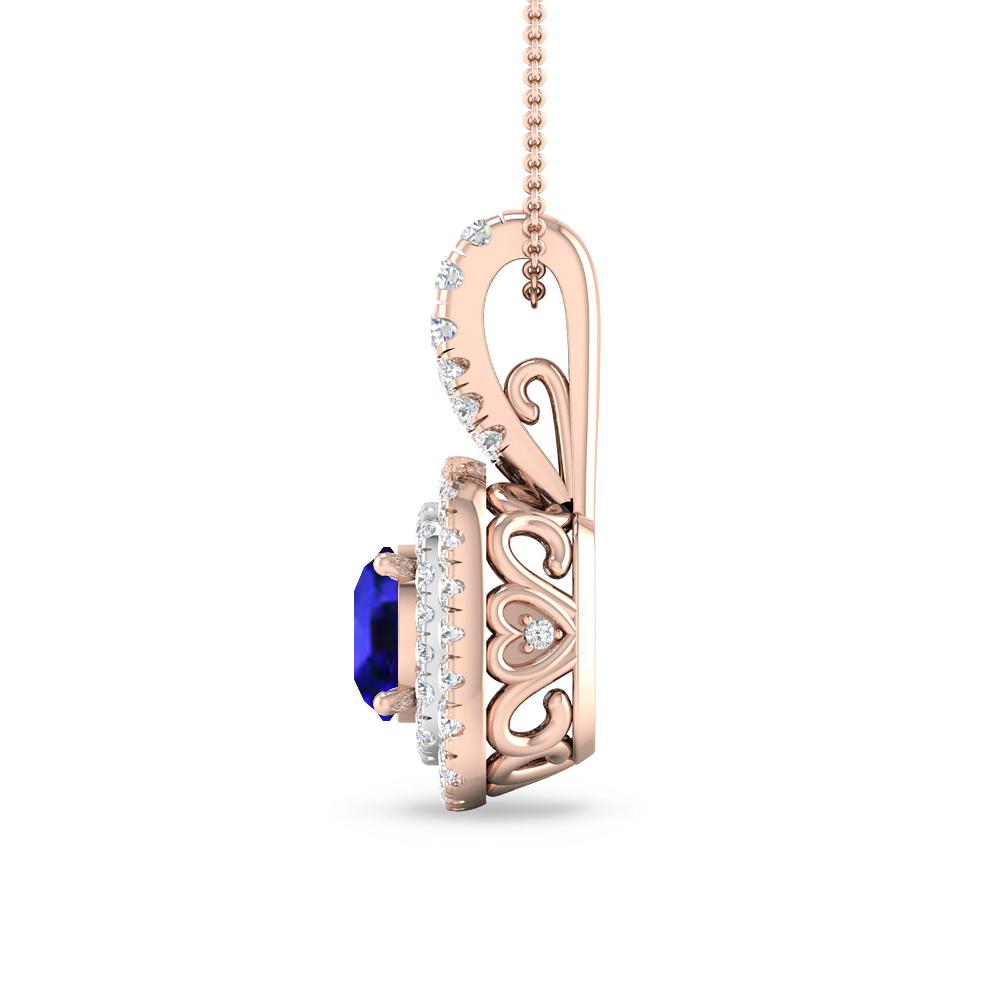 Rose Gold - Tanzanite