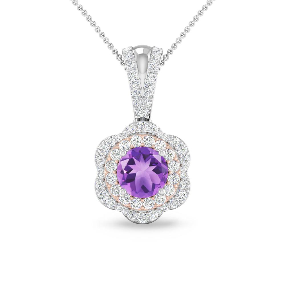 White Gold - Amethyst