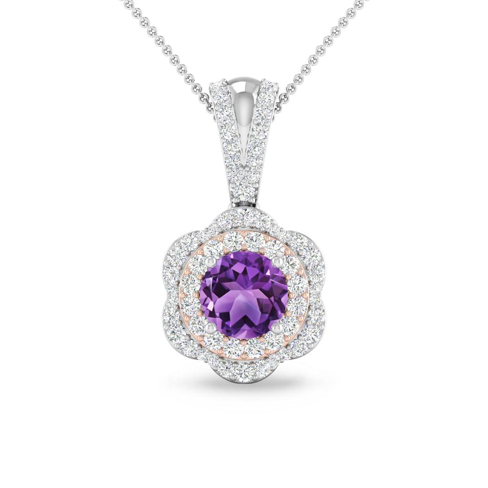 White Gold - Amethyst