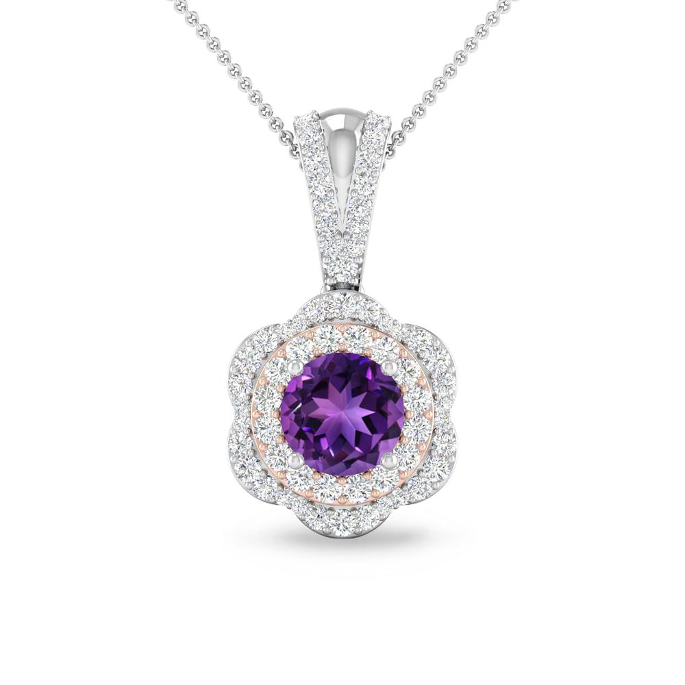 White Gold - Amethyst