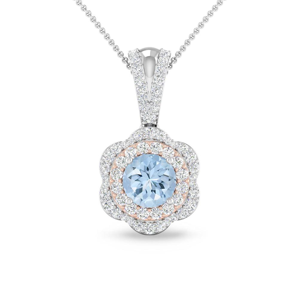 White Gold - Aquamarine