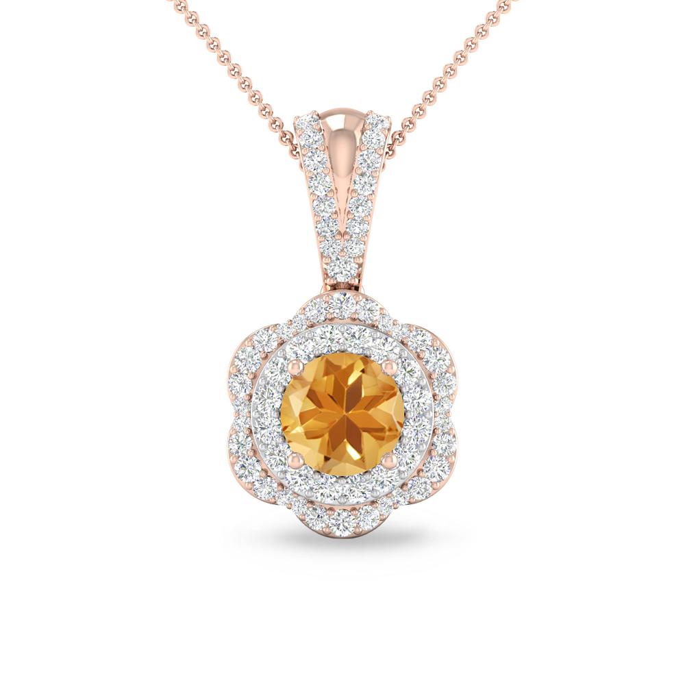 Rose Gold - Citrine