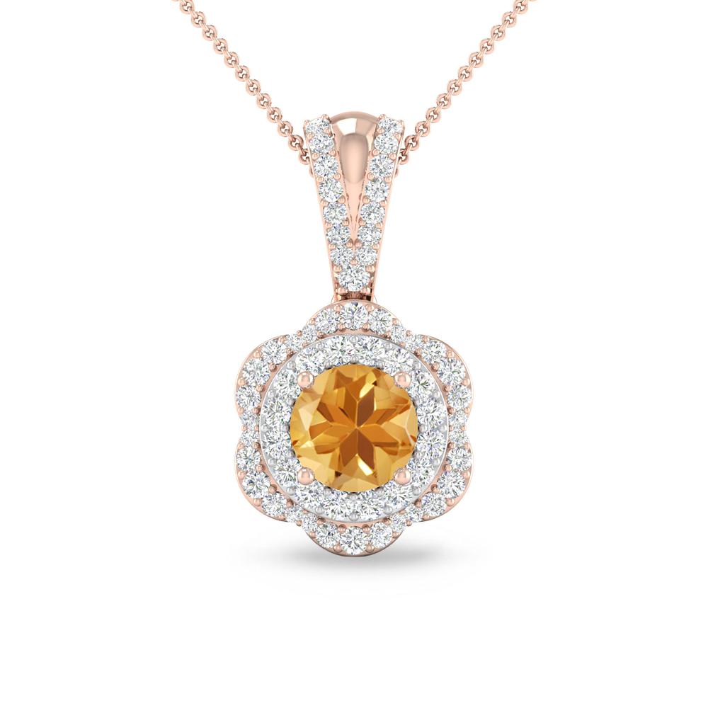 Rose Gold - Citrine