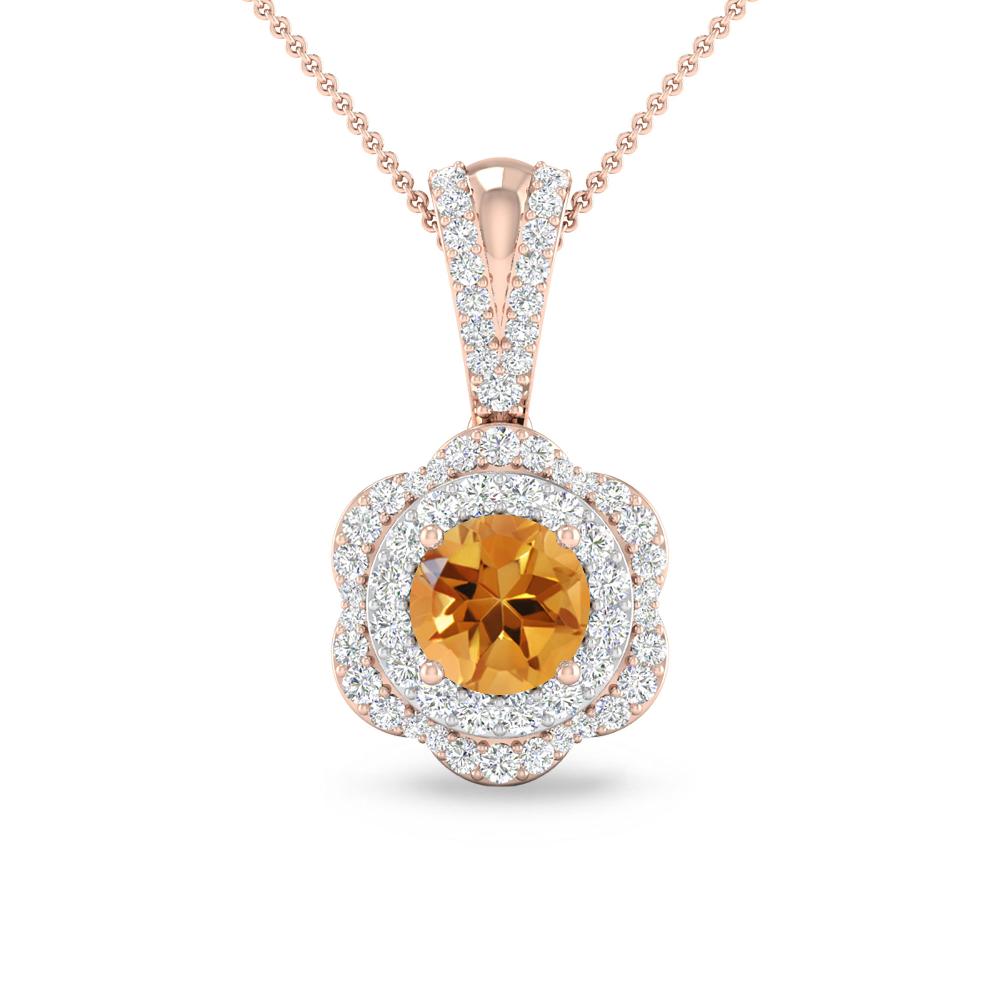 Rose Gold - Citrine