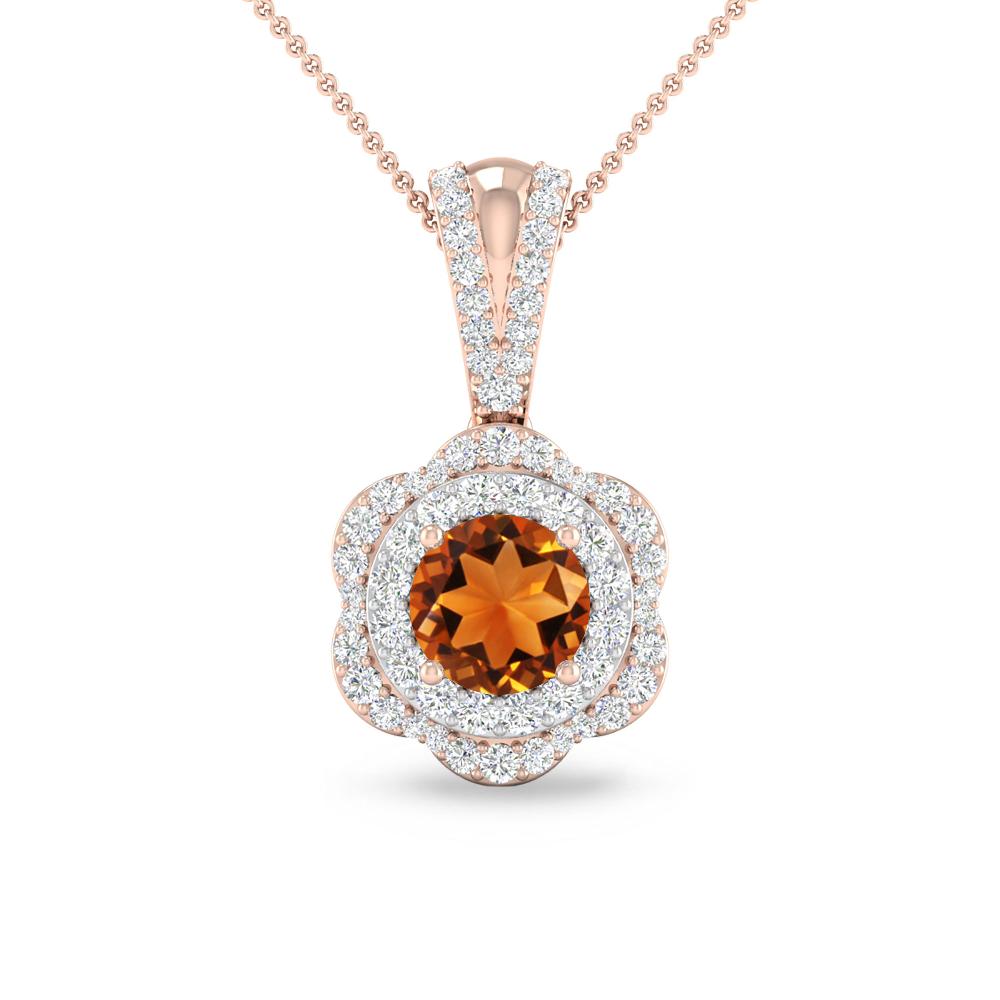 Rose Gold - Citrine