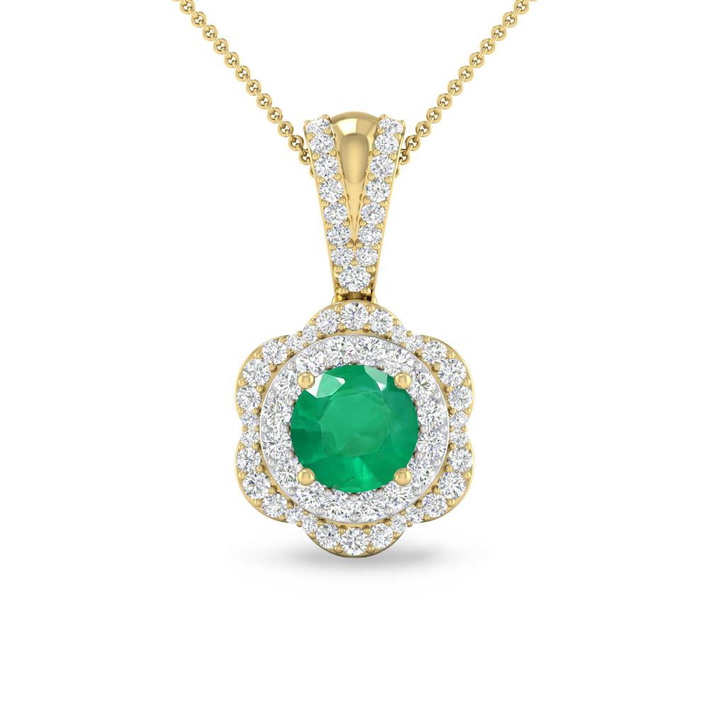 Yellow Gold - Emerald