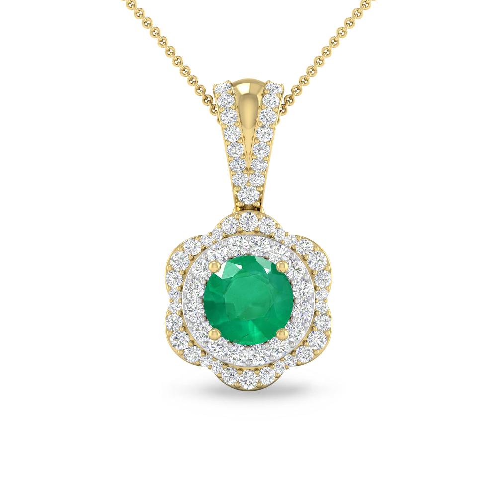 Yellow Gold - Emerald