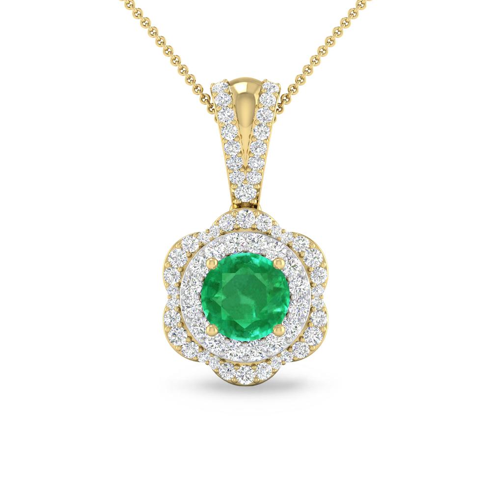 Yellow Gold - Emerald