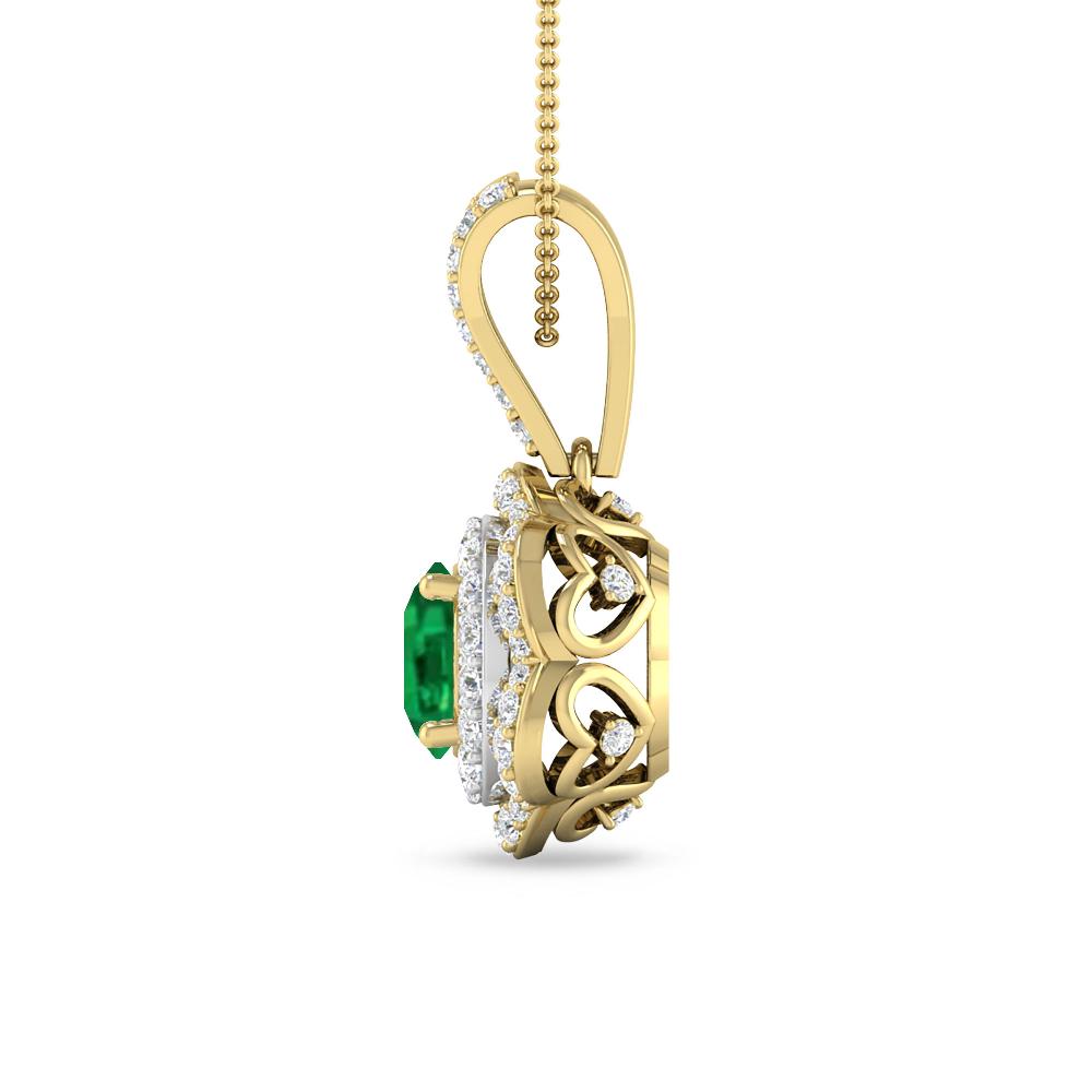 Yellow Gold - Emerald