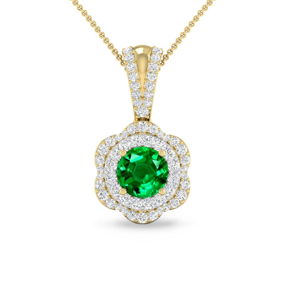 Yellow Gold - Emerald