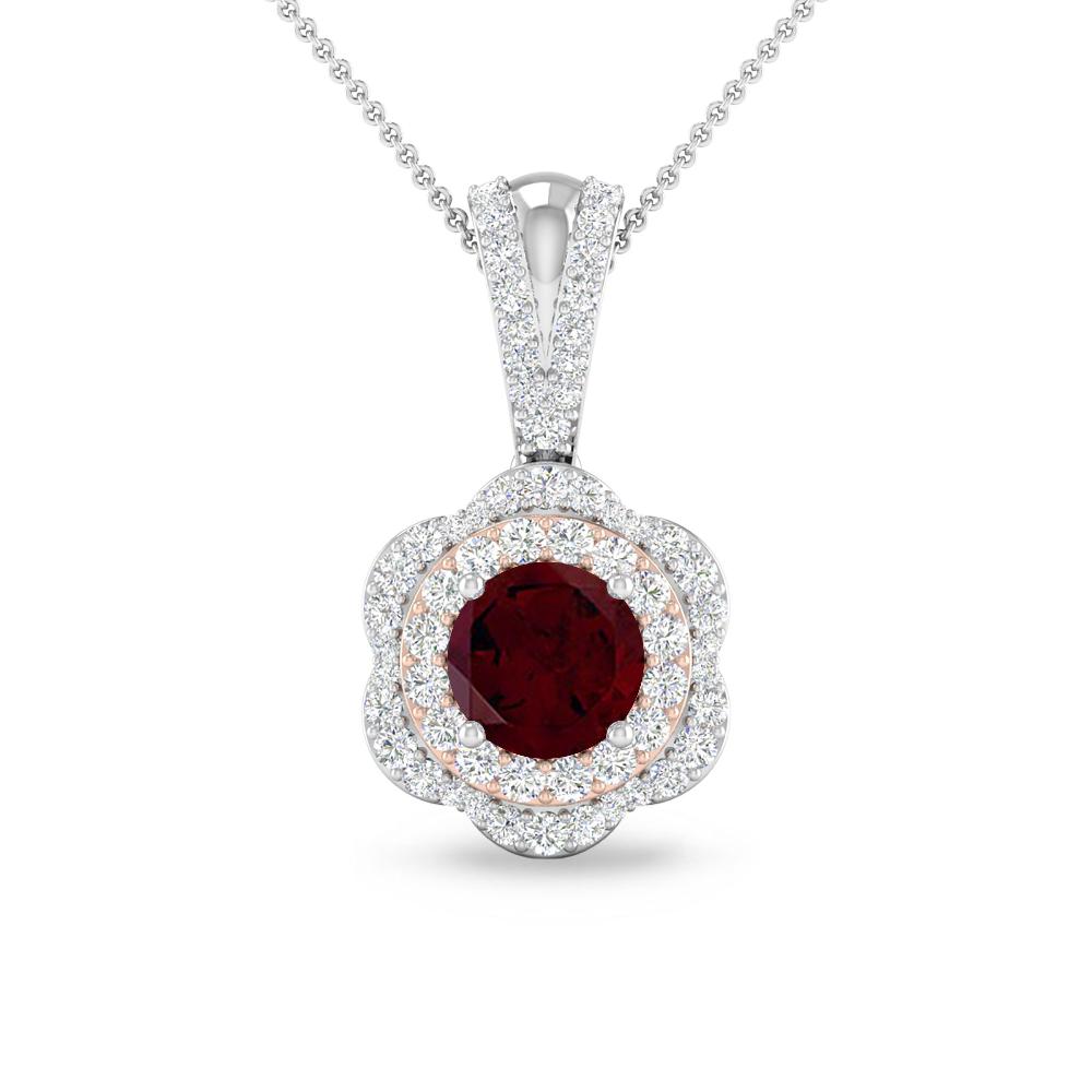 White Gold - Garnet