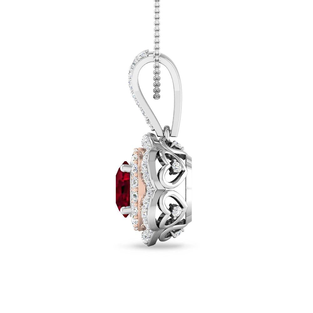 White Gold - Garnet