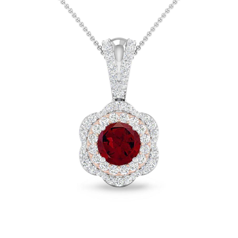 White Gold - Garnet