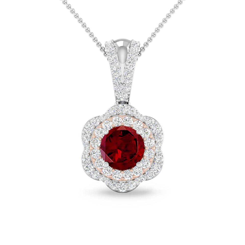 White Gold - Garnet