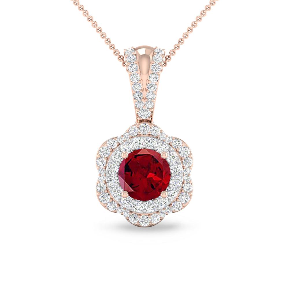 Rose Gold - Garnet