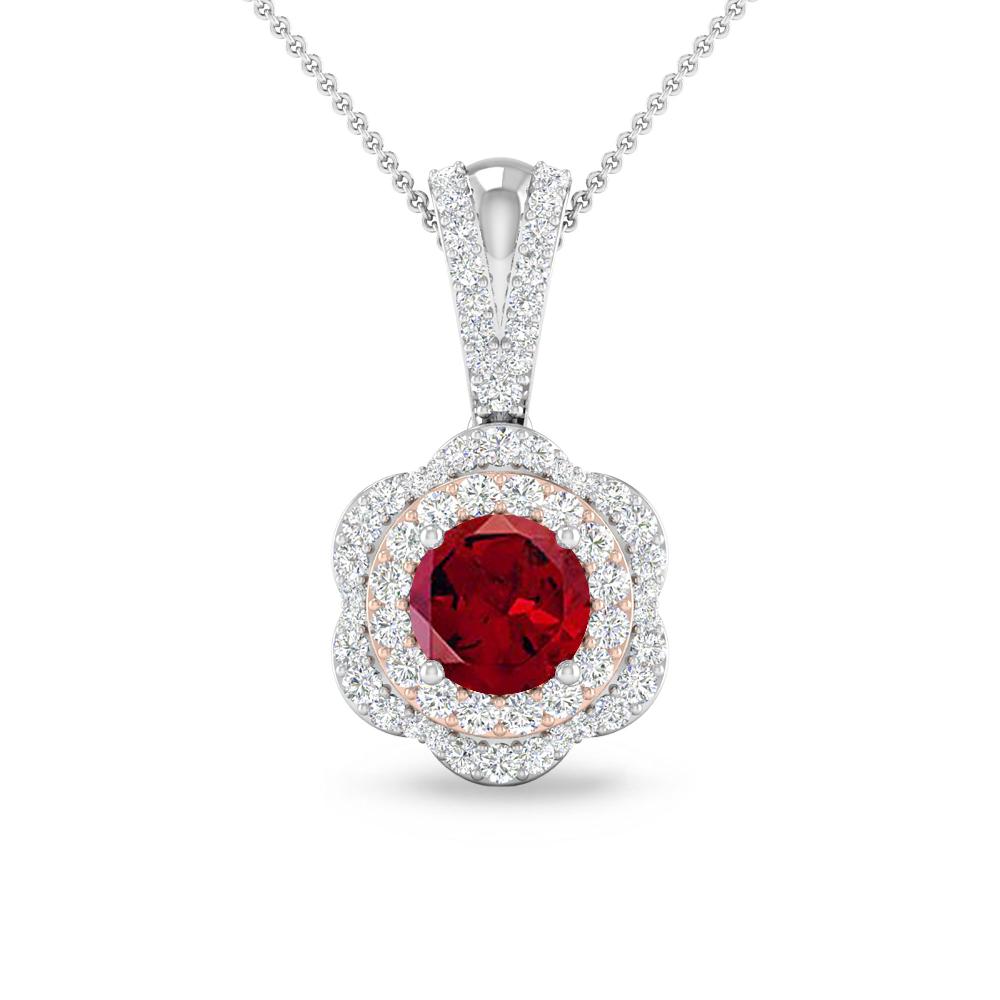 White Gold - Garnet