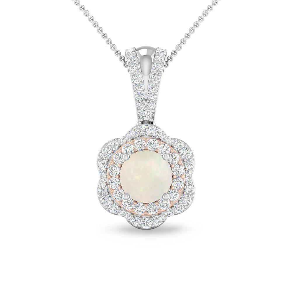 White Gold - Opal