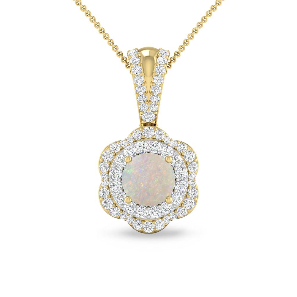 Yellow Gold - Opal