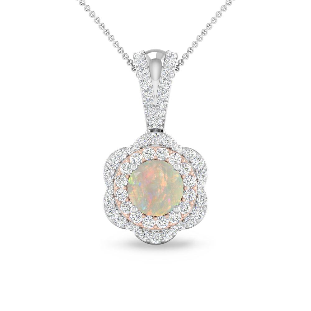 White Gold - Opal