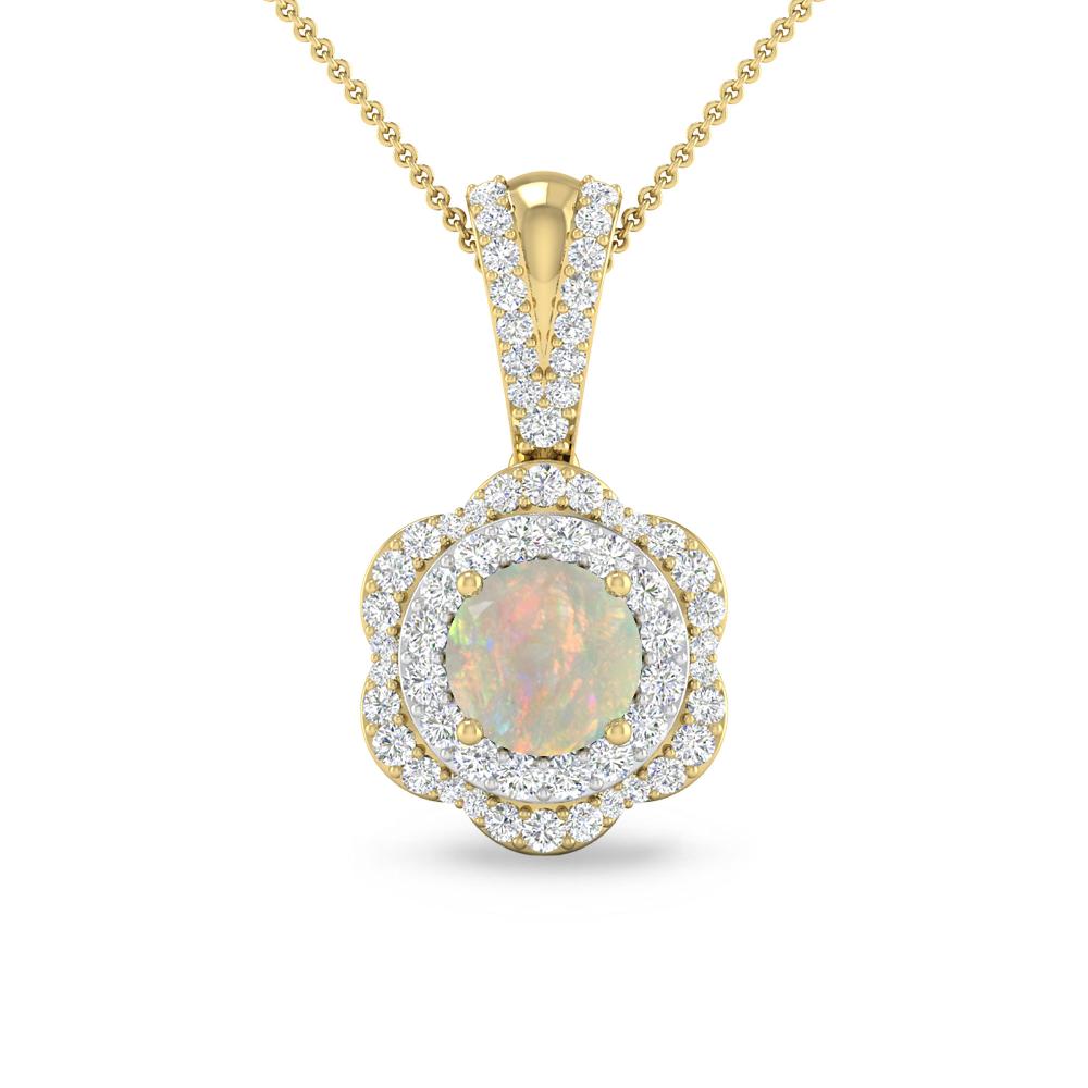 Yellow Gold - Opal