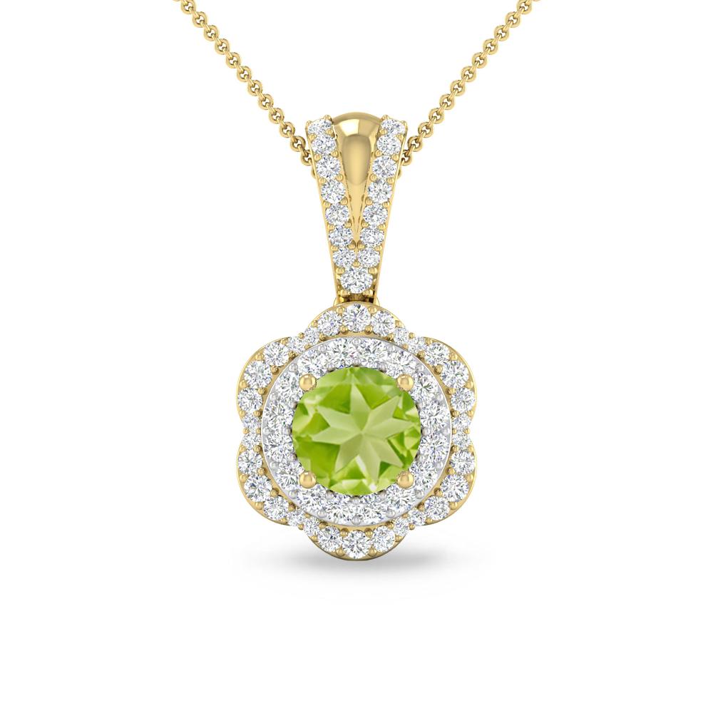 Yellow Gold - Peridot