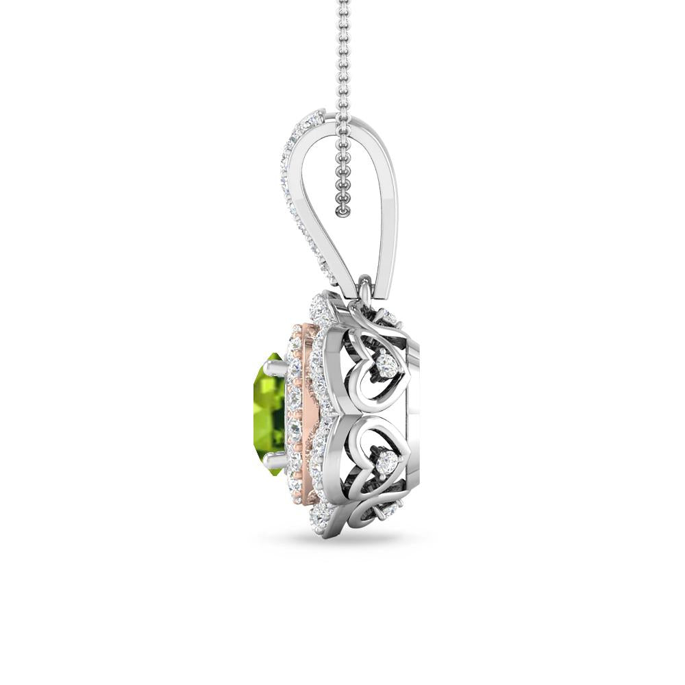 White Gold - Peridot