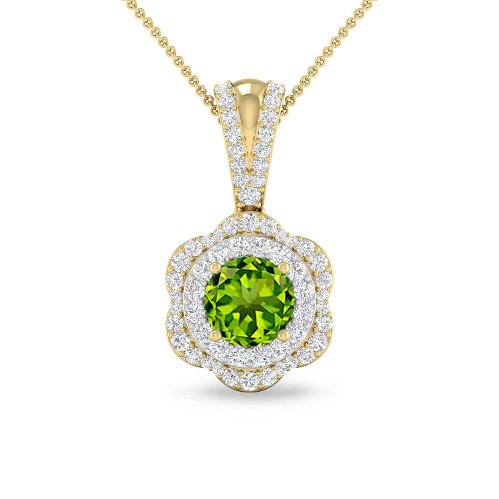 Yellow Gold - Peridot