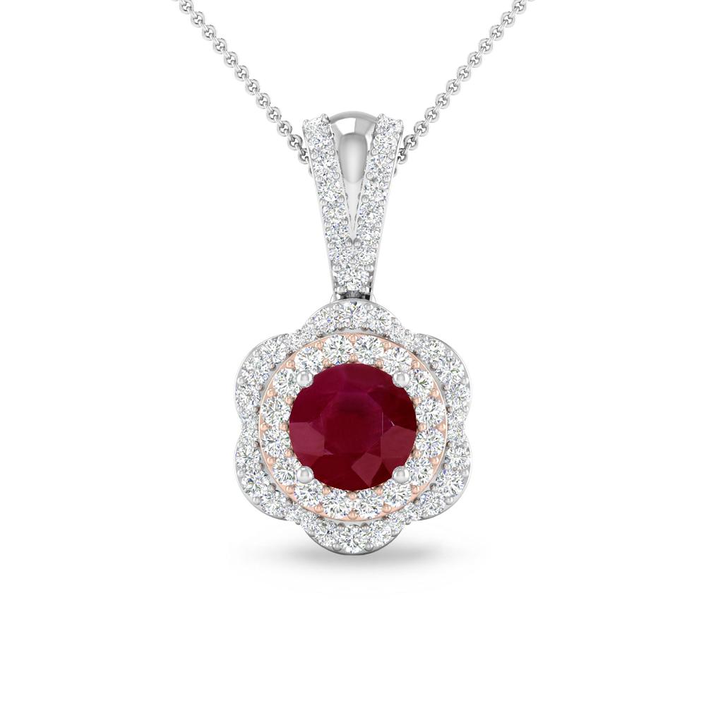 White Gold - Ruby