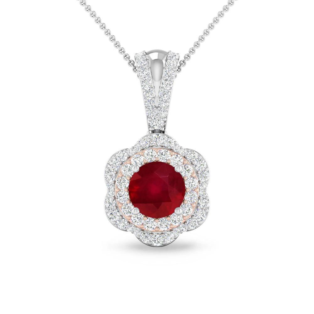 White Gold - Ruby