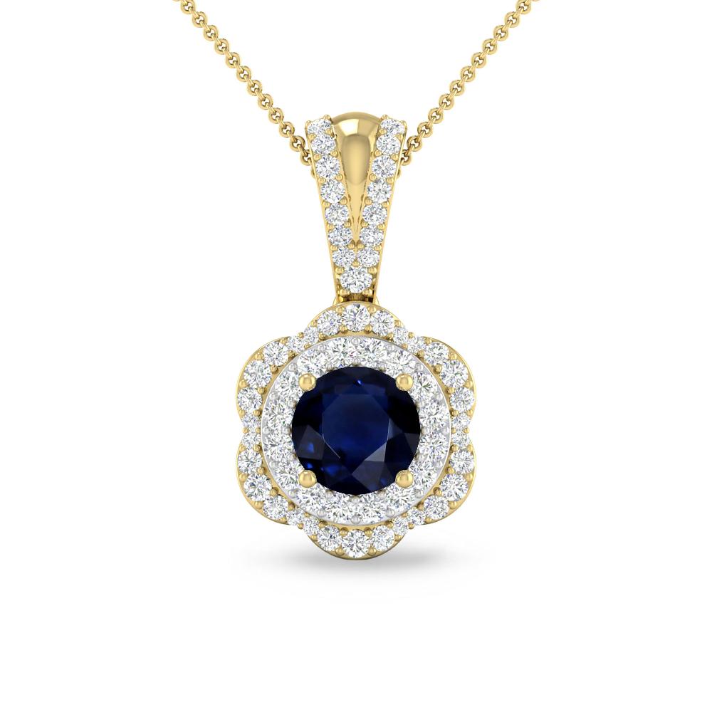 Yellow Gold - Sapphire