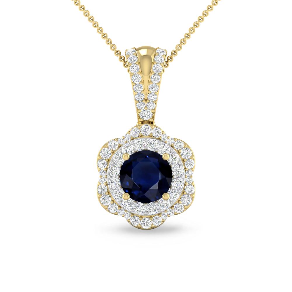 Yellow Gold - Sapphire