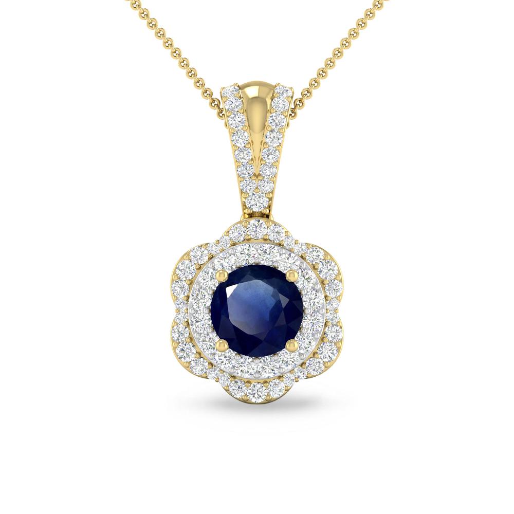 Yellow Gold - Sapphire