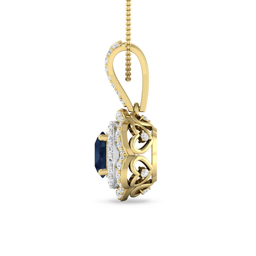 Yellow Gold - Sapphire