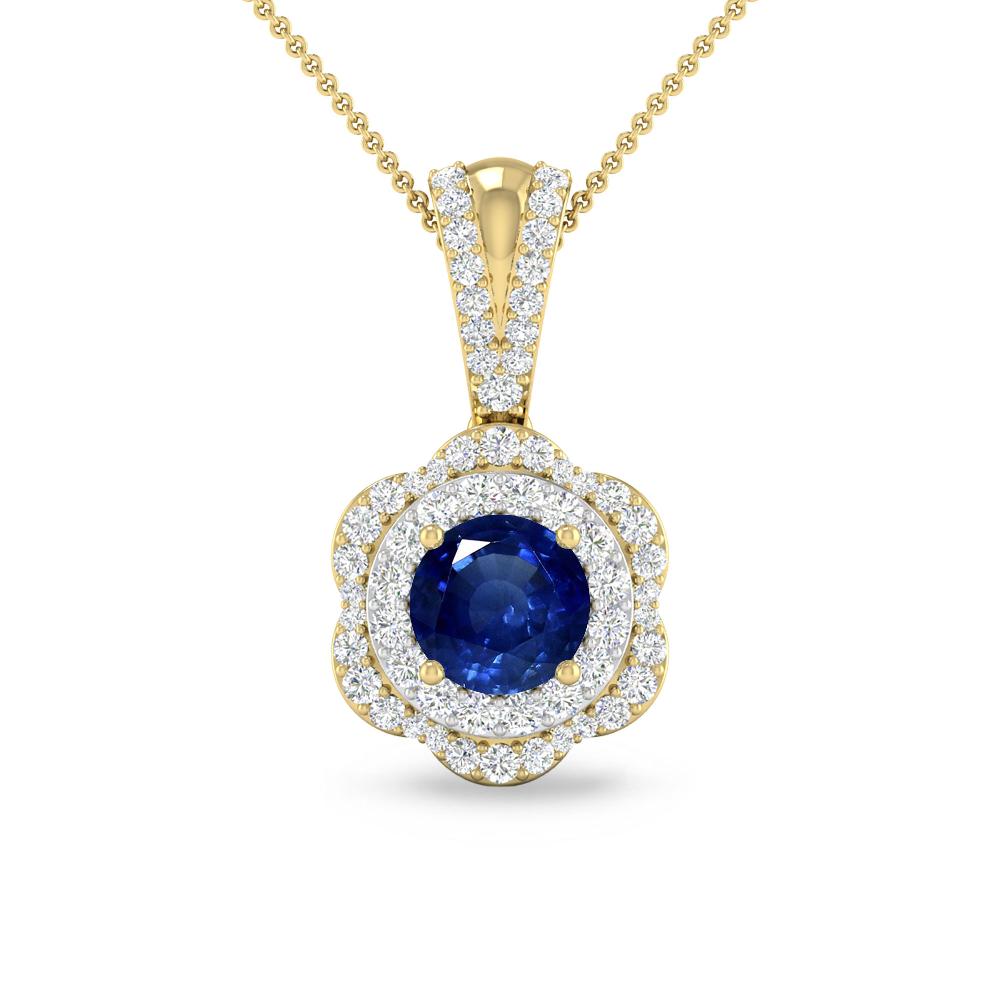 Yellow Gold - Sapphire