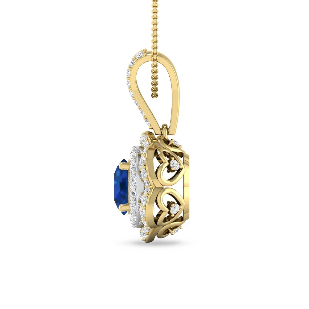 Yellow Gold - Sapphire