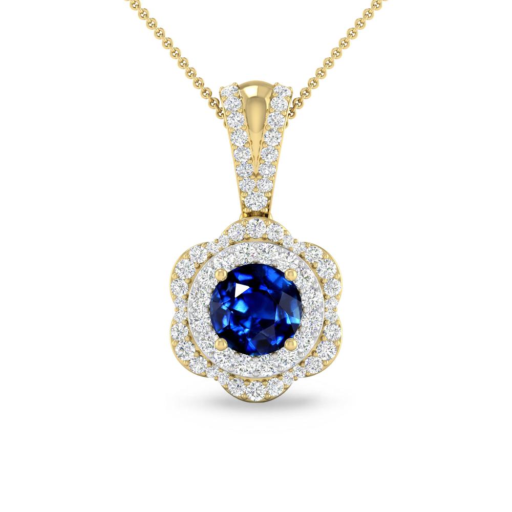 Yellow Gold - Sapphire