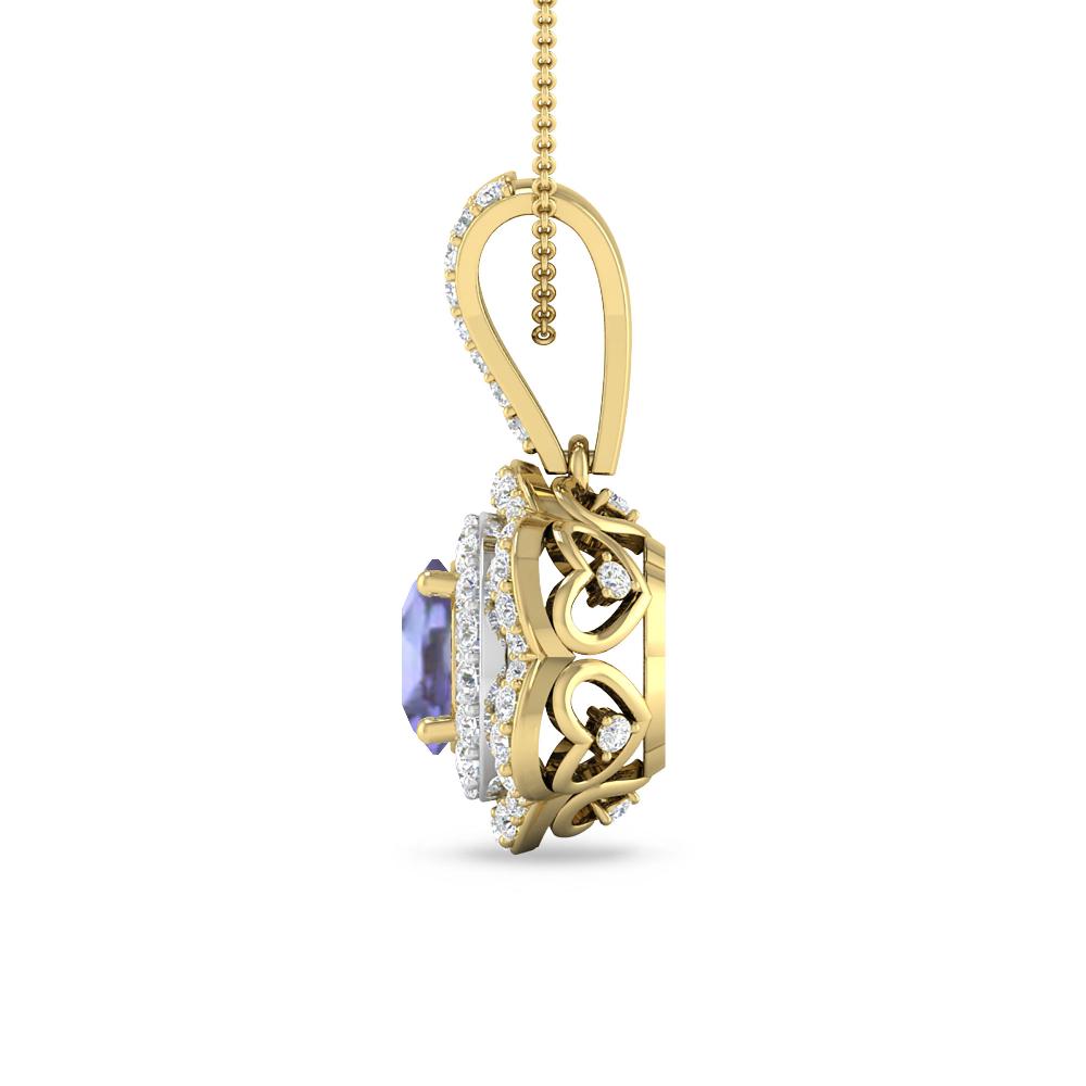 Yellow Gold - Tanzanite