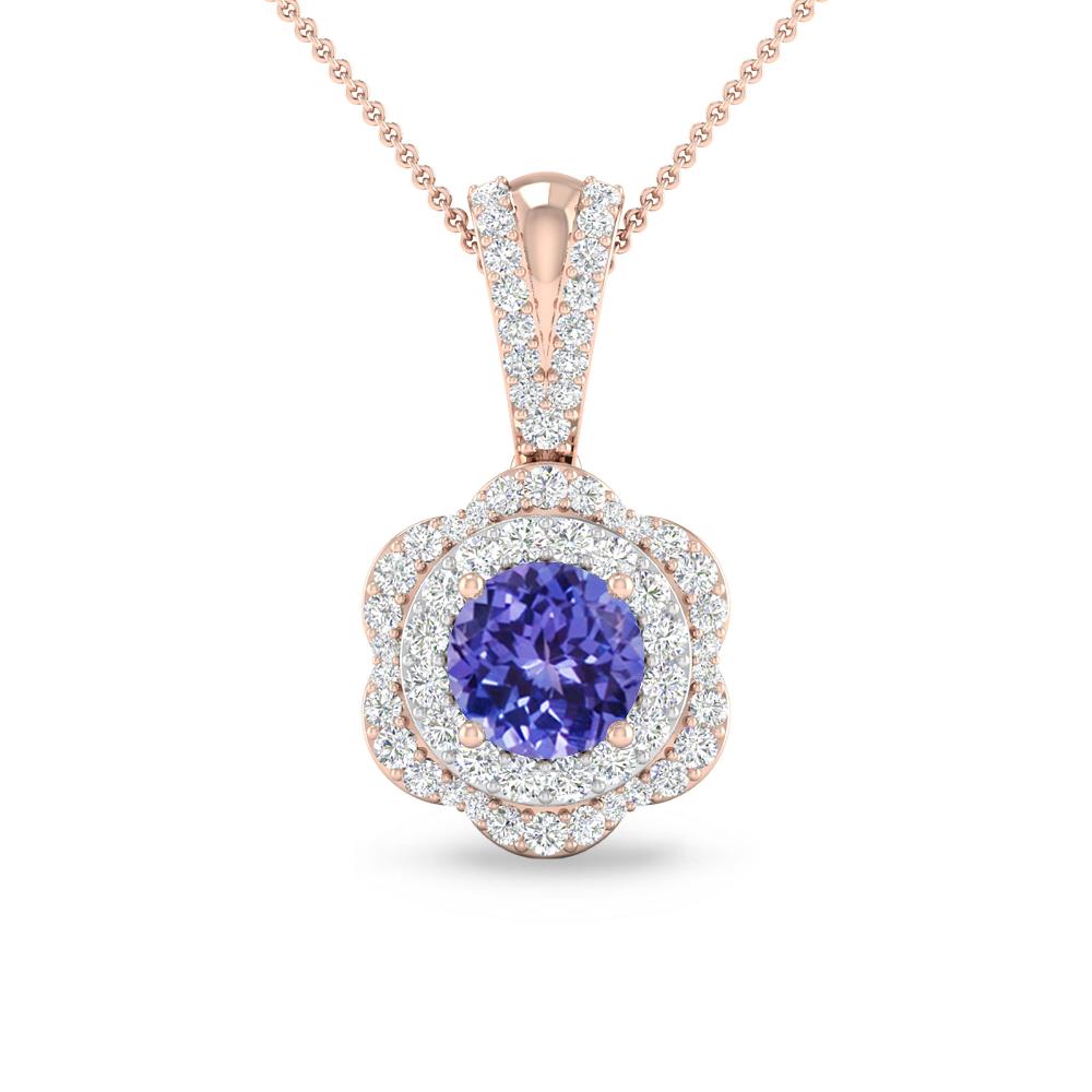 Rose Gold - Tanzanite