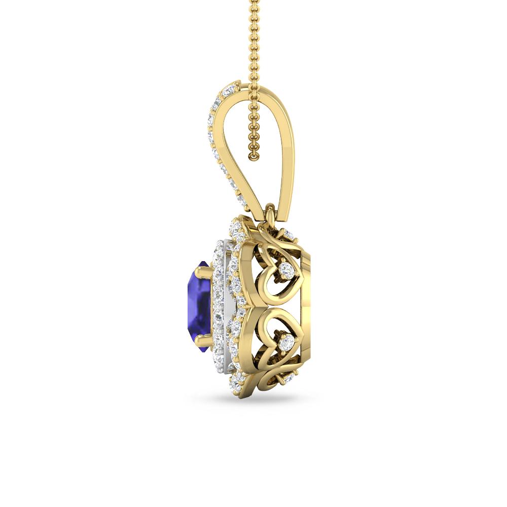 Yellow Gold - Tanzanite