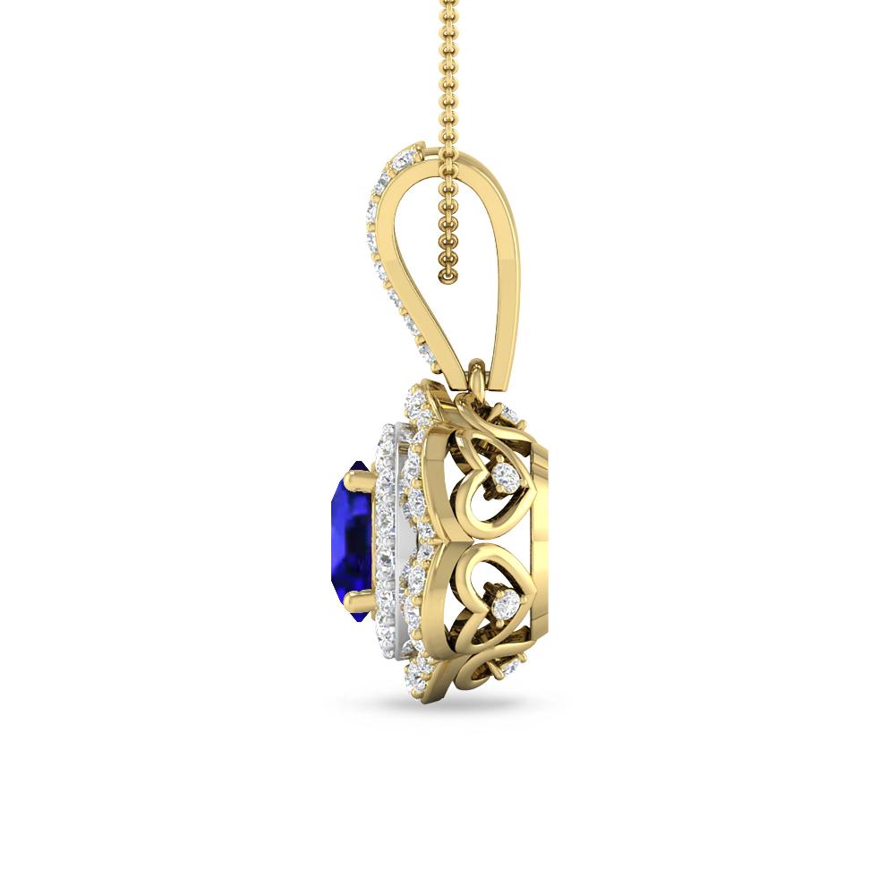 Yellow Gold - Tanzanite