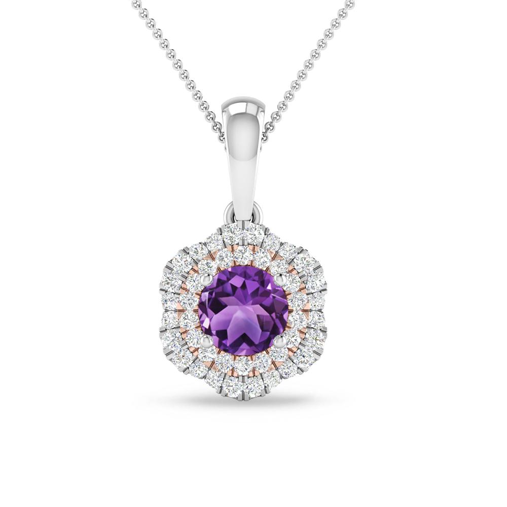 White Gold - Amethyst