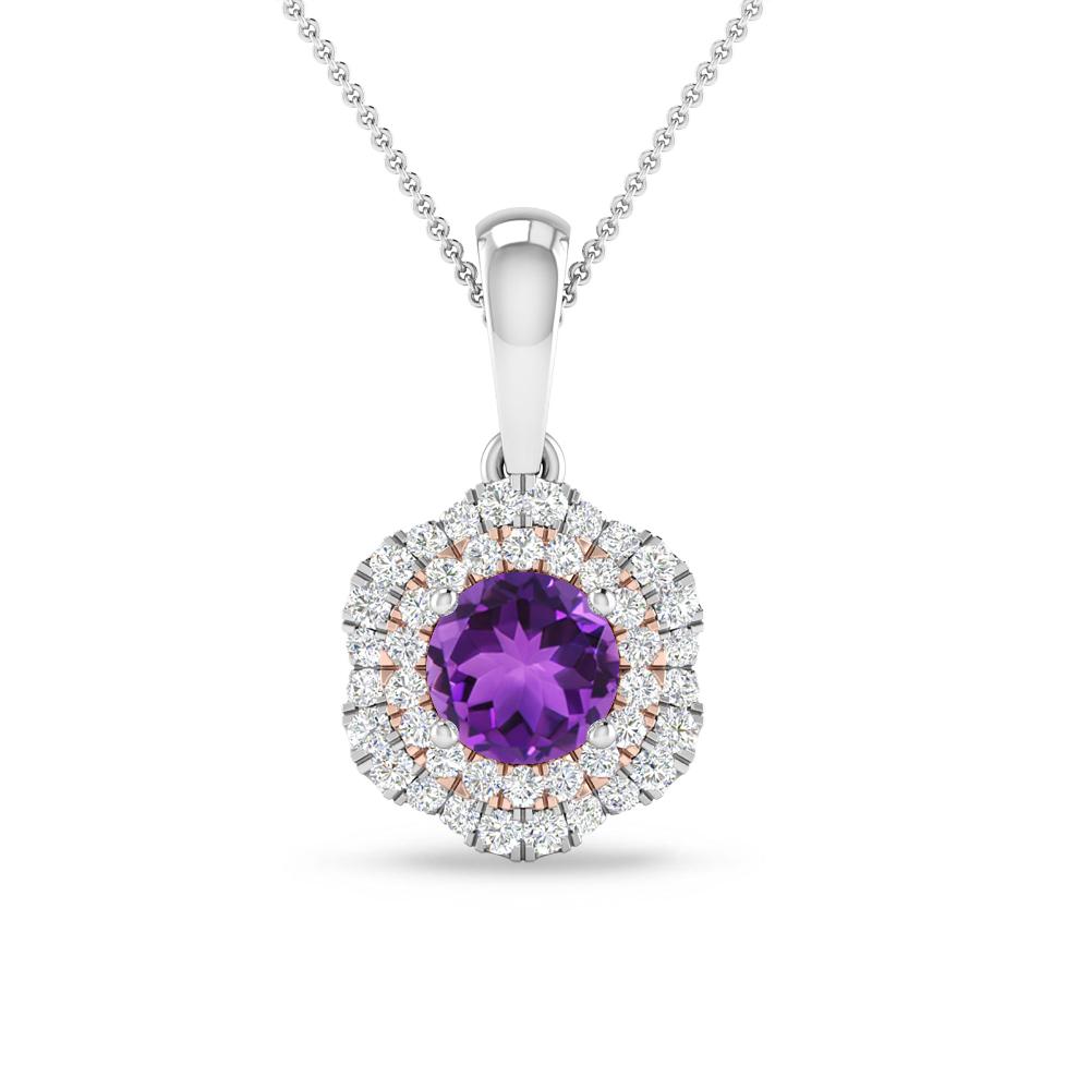 White Gold - Amethyst