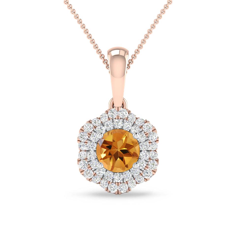 Rose Gold - Citrine