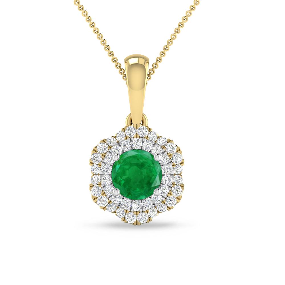 Yellow Gold - Emerald